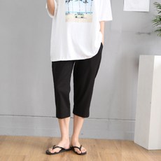 보리맘 임산부 린넨 8부바지 T104