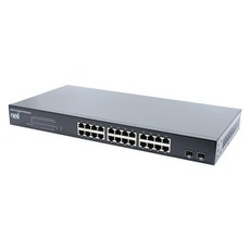 nexi 24 + 2埠 Gigabit POE 交換器 350W + 2埠 SFP, NX-POE3224SL