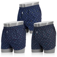 디에스도씨 30수순면 남자트렁크팬티 3p 세트 D-824