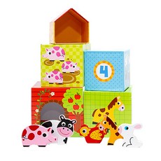 TOOKY TOY 農場動物造型玩具組 10入, 1個