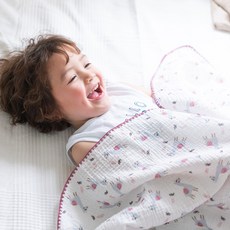 JOY MULTI Sleep well yoru 紗布毯 100 x 125 cm, 駱駝款