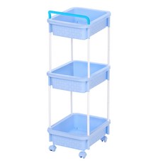 長方形尿布收納推車, 藍色, 1組