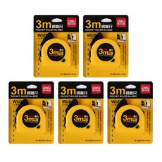 deLi 捲尺 8202, 3m, 5件