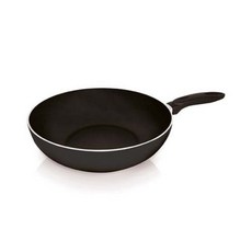 brabantia IH爐適用單柄不沾炒鍋 黑色, 20cm, 1個