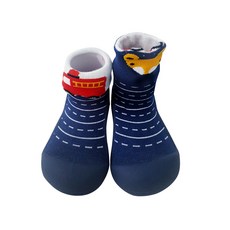 Attipas 孩童動物車子印花襪型學步鞋