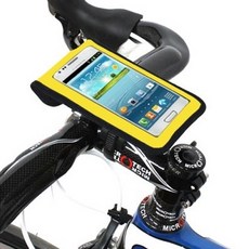 BM WORKS Slim 3 智能手機自行車支架 M, 黃色的