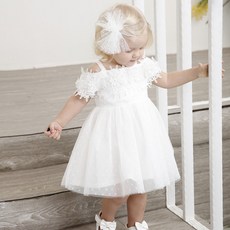 JOY MULTI 女童蕾絲網紗連身裙