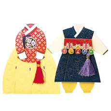 From&To T304-56 感謝祝賀賀年卡 2入 + 信封 2入 + 內頁 2入, 混合顏色, 2套