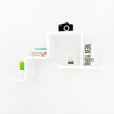 큐빅스 2 벽선반 언덕D, 화이트