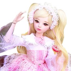 珠寶首飾球形關節娃娃 05款 Alice, 60厘米, 混色