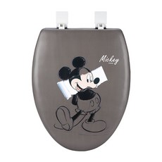 SHABATH O型米奇素描圖案軟質馬桶蓋, 混色, 1個