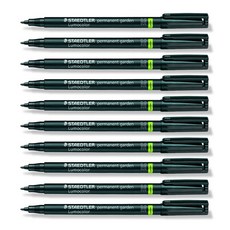 스테들러 319GMM-9 가든용 유성펜 1.0mm, 흑, 10개입