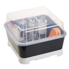 metonne 高級奶瓶瀝水收納箱, 灰色, 1個