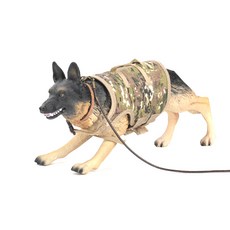 軍事公仔軍犬 迷彩, 1個