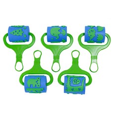 호안미로 미로롤러 정글 5종세트, 혼합 색상, 1개