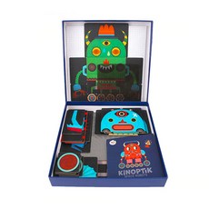 Joan Miro 視覺錯覺藝術 kinoptic 機器人製作遊戲, 混色