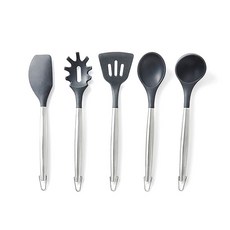 한샘 스틸라벨 실리콘 조리도구 5종세트, 혼합 색상, 1개