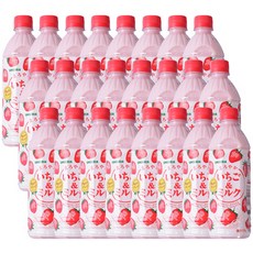 산가리아 딸기 & 밀크, 500ml, 24개