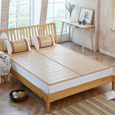 hanbit carpet 棕色拼接透氣網眼涼蓆, 混合顏色