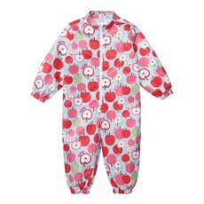 에이플럼 아동용 전신 방수미술복, SD014