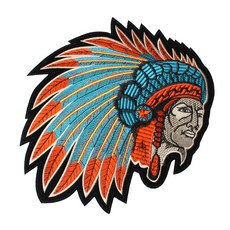 騎士族刺繡標誌 L號 250*240mm, 混色, 1個