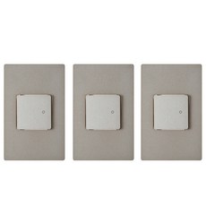 modern CHEIL ELECTRIC 單格開關蓋板, 3片