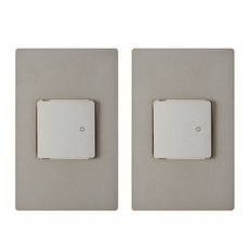 modern CHEIL ELECTRIC 單格開關蓋板, 2件