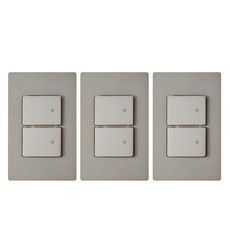 modern CHEIL ELECTRIC 2格開關蓋板, 3片