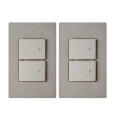 modern CHEIL ELECTRIC 2格開關蓋板, 2件