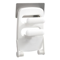 3段多用途廚房紙巾架, 白色的