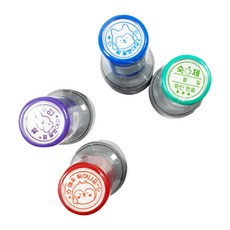 The Open House 3500 獎勵印章 4入, 一個, 藍色, 綠色, 紫色, 紅色