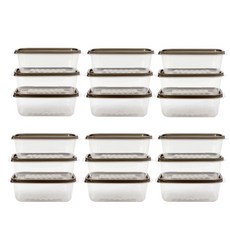 Xeonic 便利微波爐冷凍飯菜盒 650ml, 1入, 18個