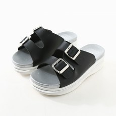 BaniB 女童雙扣環厚底拖鞋