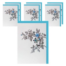 From&To T1037-1 感謝祝賀賀年卡 7入 + 信封 7入, 混合顏色, 1套