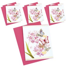 From&To T1038-3 感謝祝賀賀年卡 7入 + 信封 7入, 混合顏色, 1套