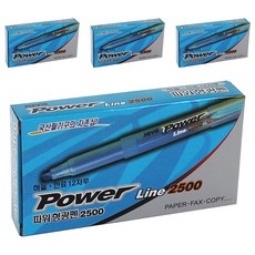 자바펜 파워라인 형광펜 오리지널, 파랑, 48개