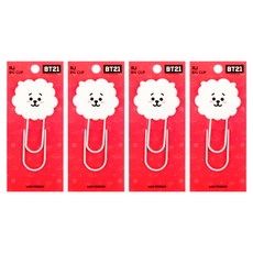 라인프렌즈 BT21 빅클립 알제이, 1개입, 4개