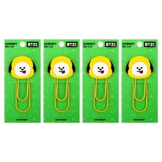 라인프렌즈 BT21 빅클립 치미, 1개입, 4개