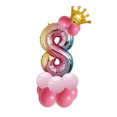 DIY派對裝飾數字氣球 115cm, 數字8款, 1顆