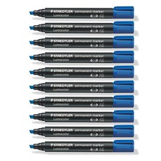 STAEDTLER 350 行星魔術記號筆 2.0mm, 藍色, 10片