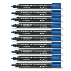 STAEDTLER 352 油性魔術筆 2.0~5.0mm, 藍色, 10片