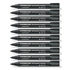 STAEDTLER 352 油性魔術筆 2.0~5.0mm, 黑色的, 10片