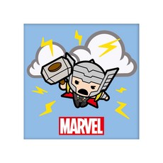 I LOVE PAINTING 復仇者聯盟角色DIY繪畫組 Q版索爾款 20*20cm, 混色