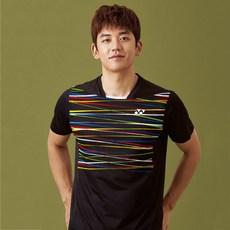 요넥스 남성용 라운드티셔츠 91TS025MBK