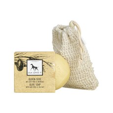 LILA LOVES IT 寵物橄欖皂 135g+泡沫網組合, 1套