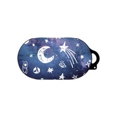 BANIMONG Udugo Wozu Galaxy Buds 保護殼, 單一商品, 藍色