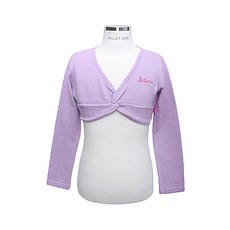 Ballet Kids 女童粉彩麻花針織開襟衫