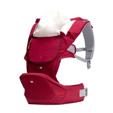 bebettirang 多功能坐墊式揹帶, 酒紅色