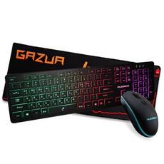 PLEOMAX 鍵盤鼠標墊套組, 鍵盤鼠標 (COC-GMK-10)、Pad (XRP2), 黑色的