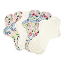 Lohan 棉衛生巾 Sabrina Wing 入門套組 B 大號 3 件 + 隔夜 3 件, 1套, 夜用